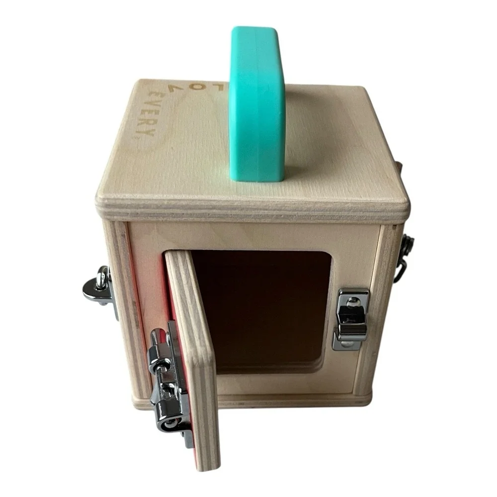 Lovevery Lock Box Latches The Realist Box Montessori Wooden Toddler Learning Toy